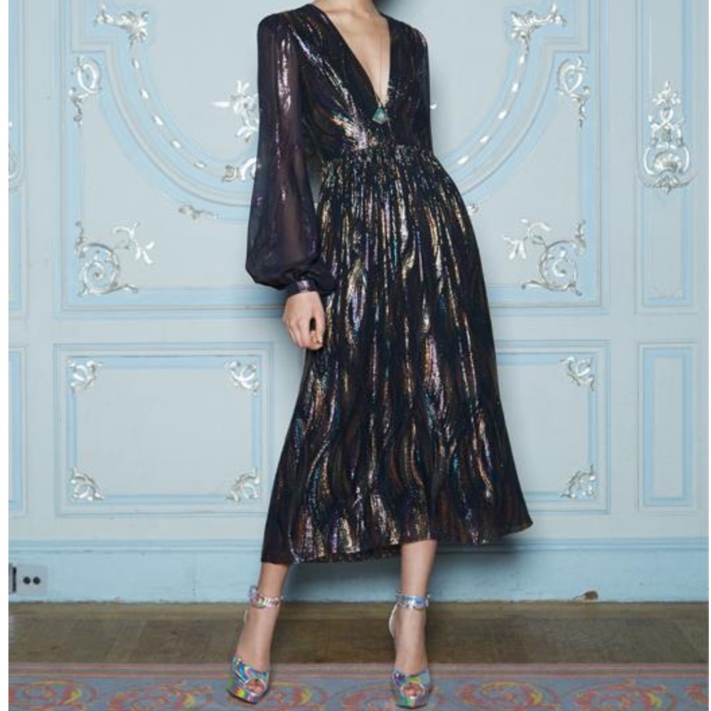 SALONI Camille B Oil Spill Dress